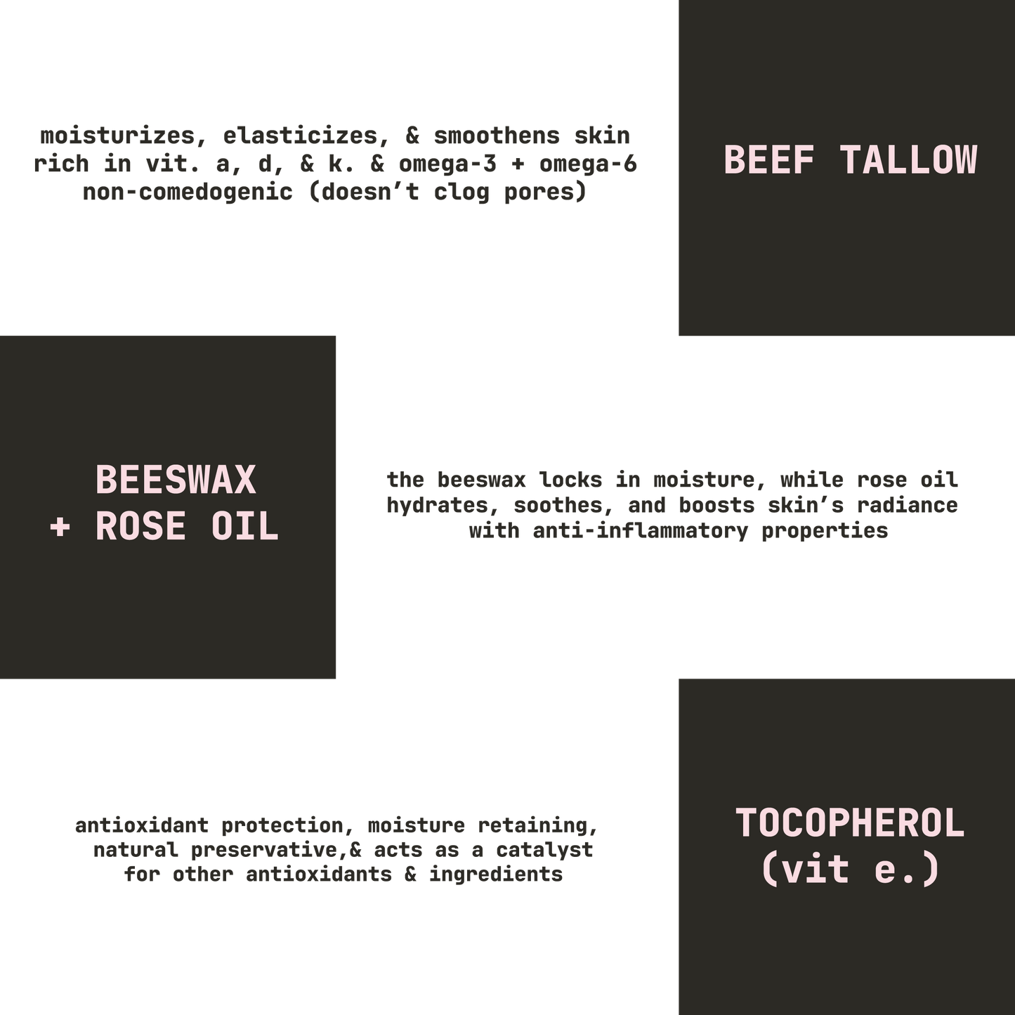 GRASS-FED BEEF TALLOW AND BEESWAX WITH ROSE OIL, A NOURISHING, HYDRATING, & MOISTURIZING FACE CREAM, BODY LOTION, SKIN CARE, AND LIP BALM